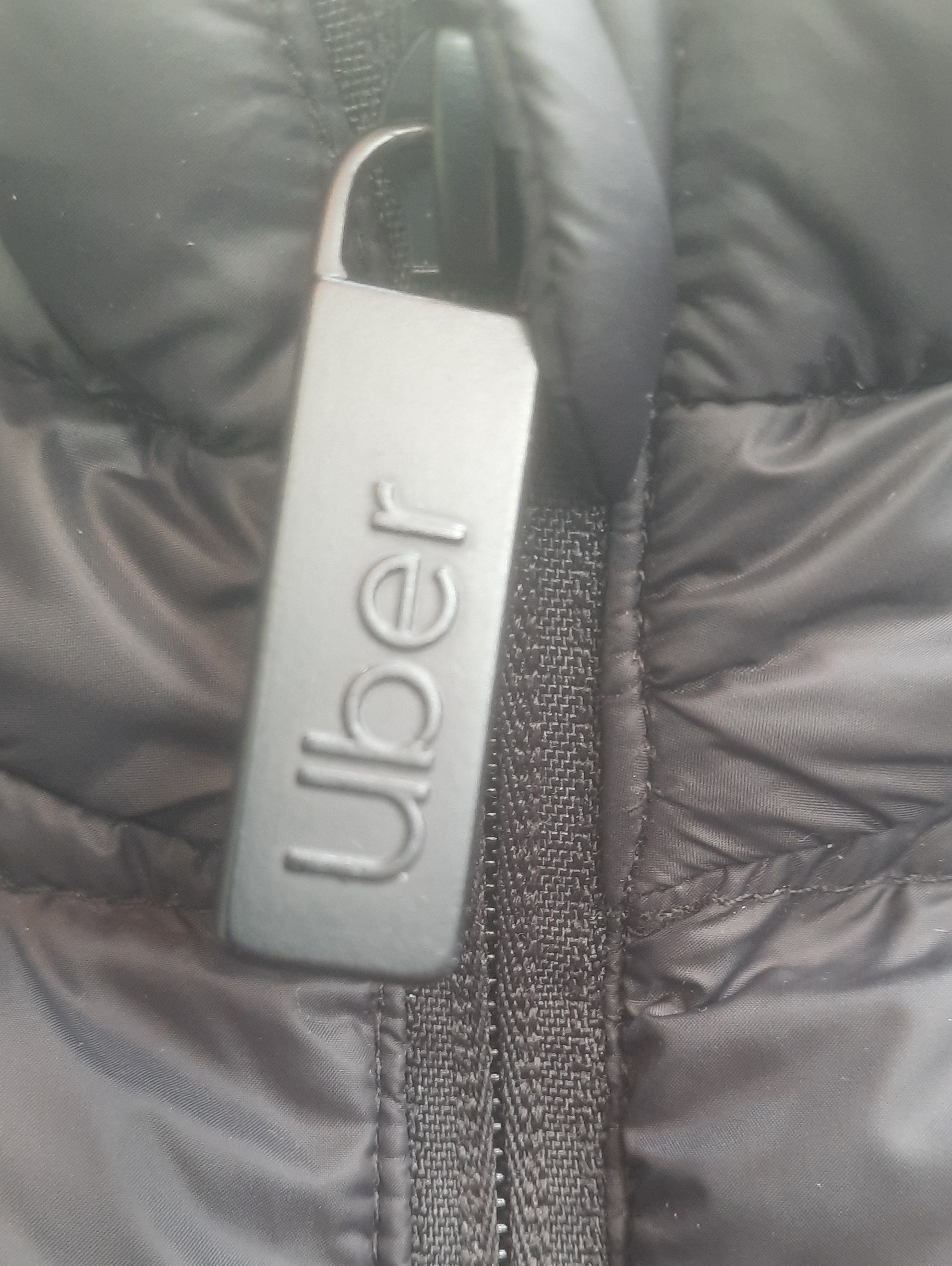 Uber Black Limited Edition Mens Down Puffer Vest Size Large — image 4 of 8